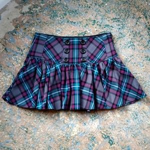 Candie's Size 5 Punk Rock School Girl Circle Skirt